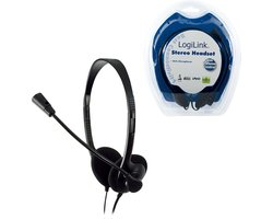LogiLink Stereo Headset Earphones with Microphone