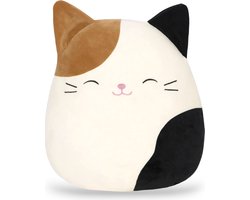 foto van Klikkopers® - Kawaii knuffel - 28 cm tot 32 cm - Knuffel Kat - Squishy - Kawaii Kussen - Squishy - Squish Knuffel - Kat Knuffel