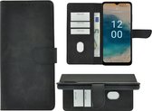Pearlycase hoesje voor Nokia G22 - Kunstleer Book Case - Zwart