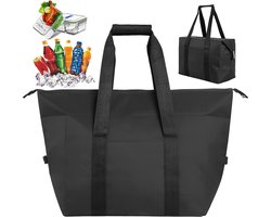 20 liter koeltas, opvouwbaar, picknicktas, koeltas, groot, thermotas met isolatie, opvouwbaar, zachte isolerende tas, coole tas voor camping, picknick, levensmiddelentransport, winkelen