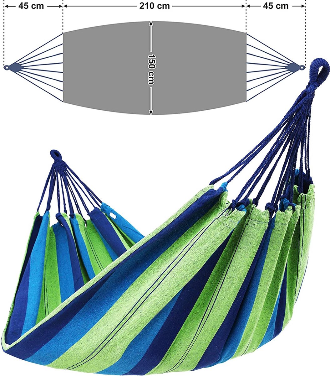 Hammock hangmat stevige hangmat binnen en buiten premium