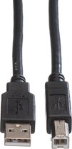 ROLINE GREEN USB 2.0 kabel, Type A-B, zwart, 1,8 m