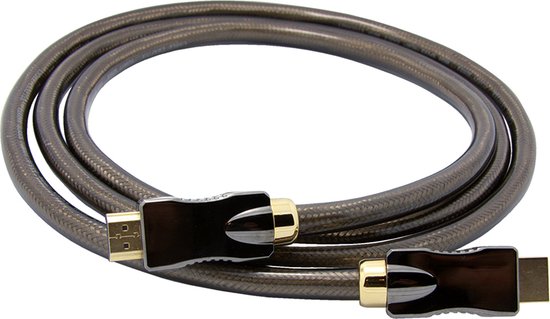 Câble HDMI Ultra HD avec Ethernet, 4K, M/M, noir, 1,5 m