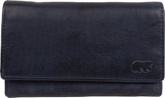 Portefeuille portefeuille en cuir Sweety XL de Bear Design - Blauw marine