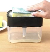 Distributeur de savon - Distributeur d'éponge - Pompe à savon - Pompe à éponge - Ustensiles de cuisine - Organisateur de savon - Ustensile de Cuisine