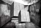 Fotobehang Abstract Modern Concrete | XL - 208cm x 146cm | 130g/m2 Vlies
