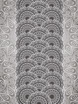 Fotobehang Pattern Grey | XXL - 206cm x 275cm | 130g/m2 Vlies