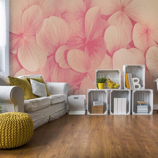 Papier peint photo Fleurs roses Nature | XXXL - 416 cm x 254 cm | Polaire 130g / m2