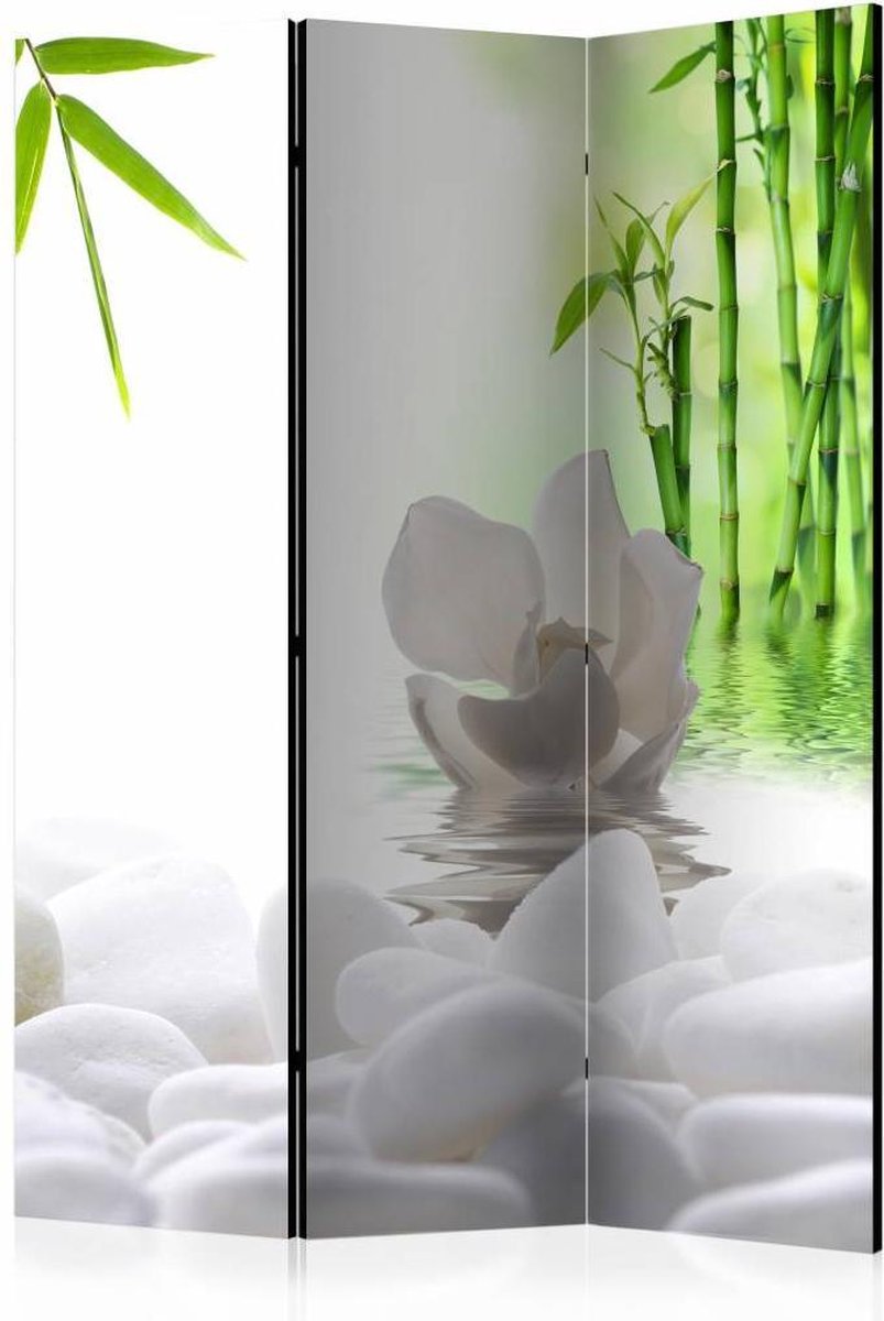 Vouwscherm - Kamerscherm - Stilte 135x172cm , gemonteerd geleverd, dubbelzijdig geprint