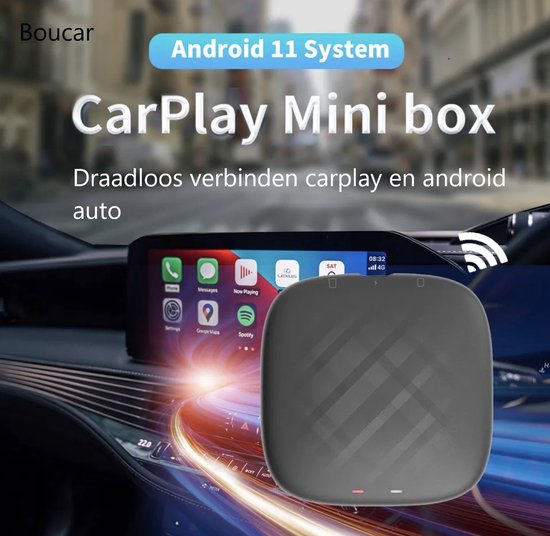 Carplay android box voor de auto -autoradio android-youtube-netflix 3gb  versie | bol