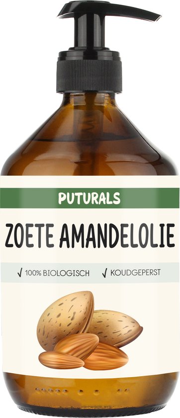 Scheur Makkelijk te begrijpen vacht Amandelolie 100% Biologisch & Koudgeperst - 500ml - Rijk aan Onverzadigde  Vetzuren en... | bol.com