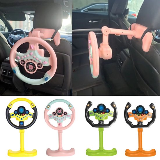 speelgoed voor in de auto - Kinder speelgoed - stuur voor in de auto of het  vliegtuig... | bol.com