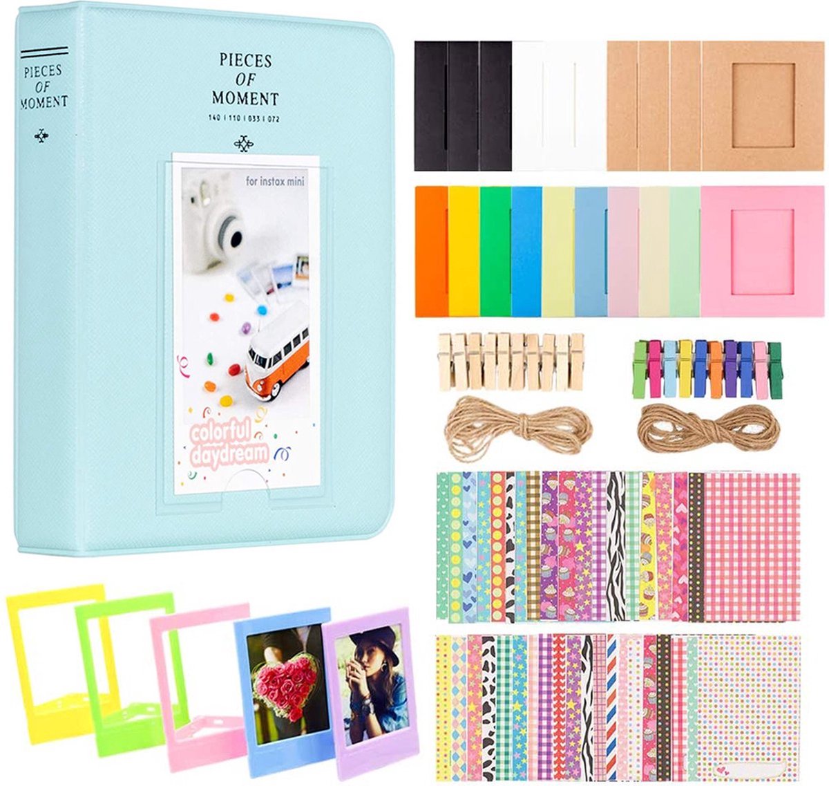 Mini album photo 64 pochettes pour Fujifilm Instax Mini 7s 8 8+ 9 25 26 ...
