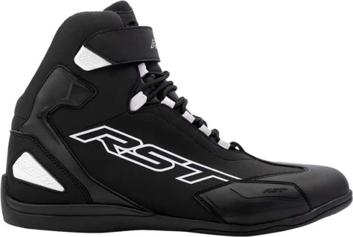 RST Sabre Moto Shoe Mens Ce Boot Black White 44 - Maat - Laars