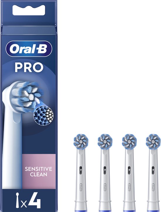 Oral-B Sensitive Clean Pro - Opzetborstels - 4 Stuks - Oral B