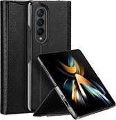 Geschikt voor Dux Ducis Samsung Galaxy Z Fold 4 Book Case Hoesje Zwart