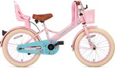 Vélo pour enfants Supersuper Little Miss - Filles - 18 pouces - Rose