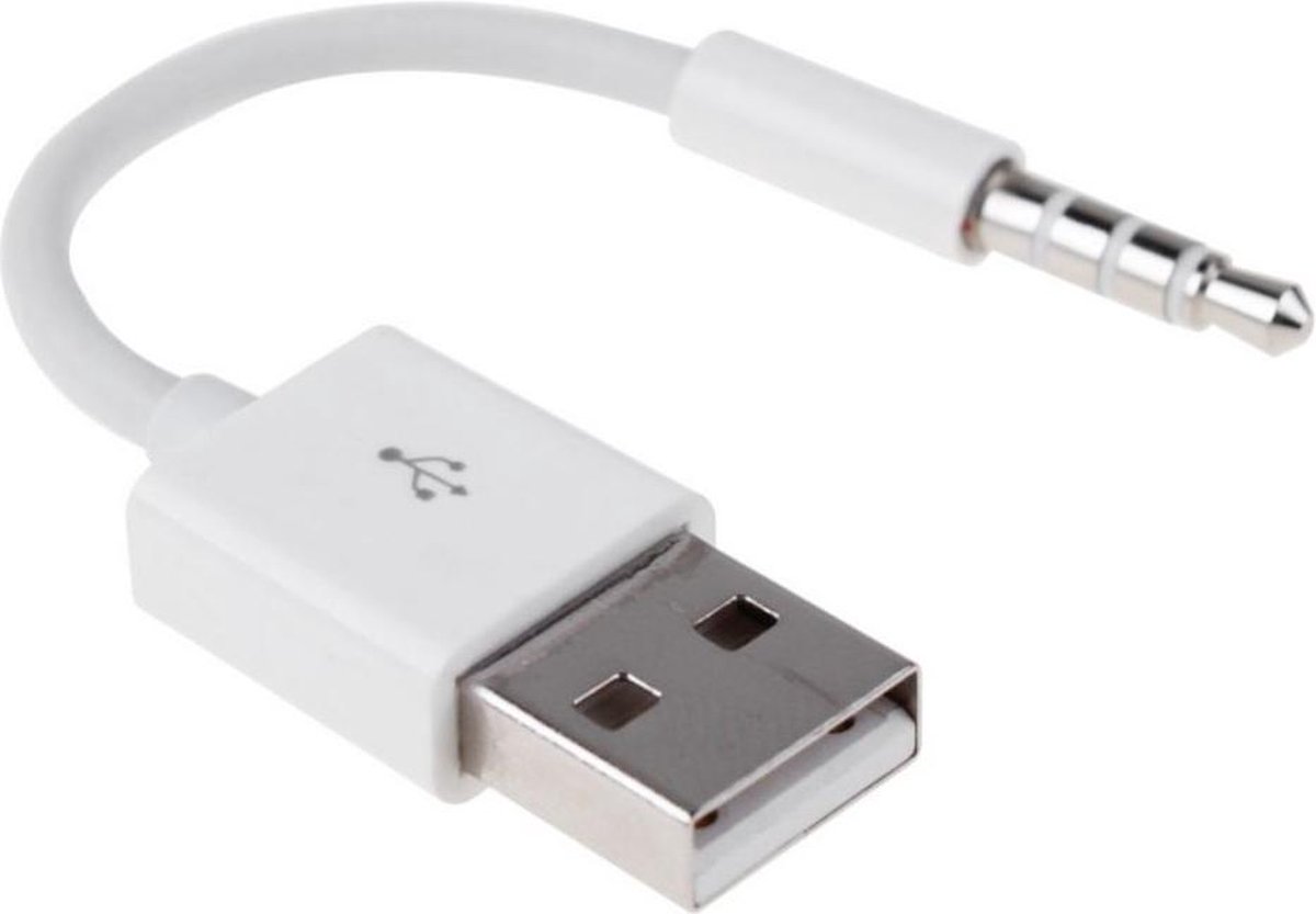 Universele 3.5mm Audio Jack Kabel naar USB 2.0 Adapter Wit | bol.com