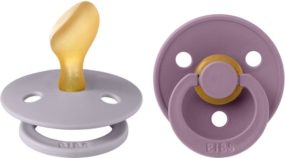 Goedkoopste BIBS - Colour Fopspeen - Anatomisch - Stage 2 - Grey/Mauve - Duopack