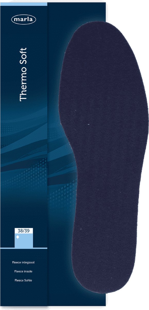 Marla Thermosoft Fleecezolen - Thermo fleece inlegzool - Maat 46/47