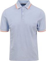 Suitable - Kick Polo Lichtblauw - Modern-fit - Heren Poloshirt Maat 3XL
