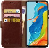 Rosso Element Huawei P30 Lite Hoesje Book Cover Bruin