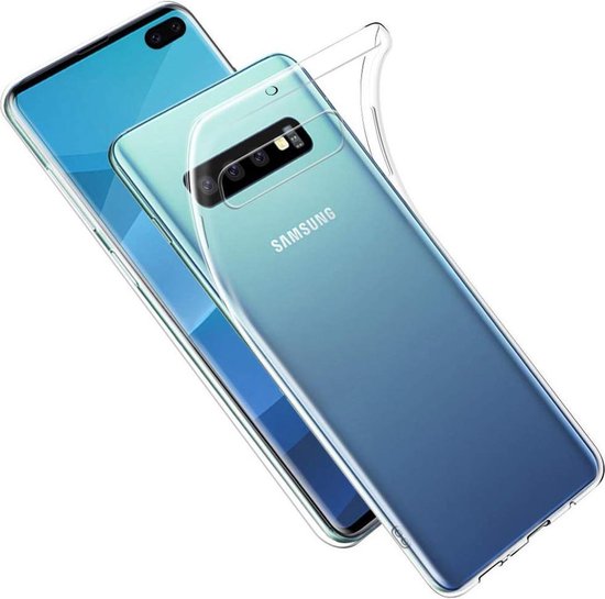 Transparant Dun TPU Hoesje Geschikt voor Samsung Galaxy S10 Plus | Back  Cover |... | bol.com