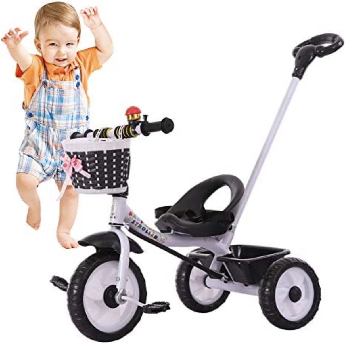 Enfants 3 Roue Pédale Tricycle - en Vert - Complet avec Avant et