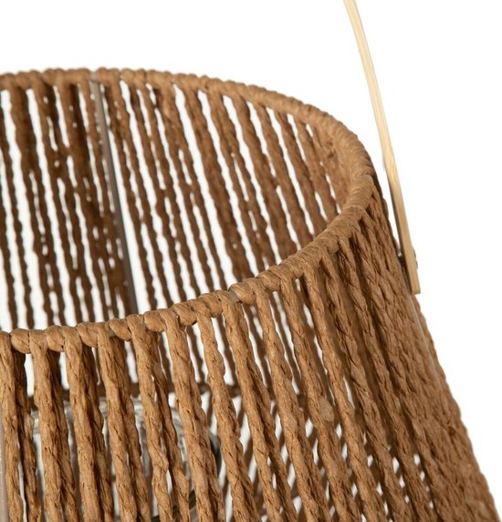 Bougeoir Lykta 33 x 33 x 27 cm en fibre naturelle naturelle