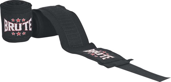 Foto: Brute handwraps kick boksen bandage 2 5 m nylon zwart