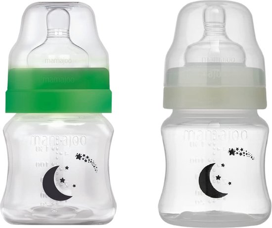 Babyfles 160 ml voor pasgeborenen, maat S met speen 0+, babyfles voor  borstvoeding en... | bol.com