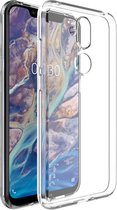 IMAK UX-5 Series Nokia 8.1 Hoesje Flexibel en Dun TPU Transparant