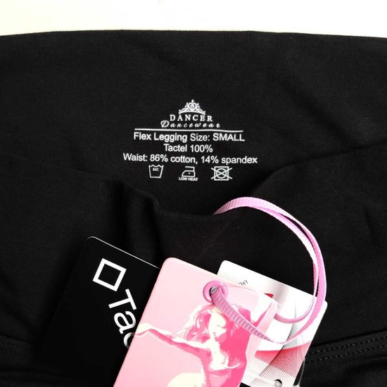Dancer Dancewear® Zwarte legging meisje - "Flex" dans - Sportlegging voor kind - Hoge kwaliteit - Maat 158/164 - 14 Jaar van Dancer Dancewear — afbeelding 4