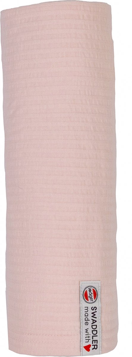 Goedkoopste Lodger - Hydrofiele Luier Roze 120x120 cm Multifunctioneel - Seersucker 0,3 TOG