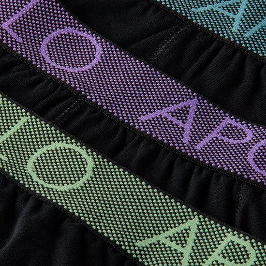 Boxer homme - Zwart - Taille L - Apollo - Boxer homme - Boxer multipack - Boxer homme pack - Sous- Sous-vêtements Homme - Boxer garçon - Pack de 3