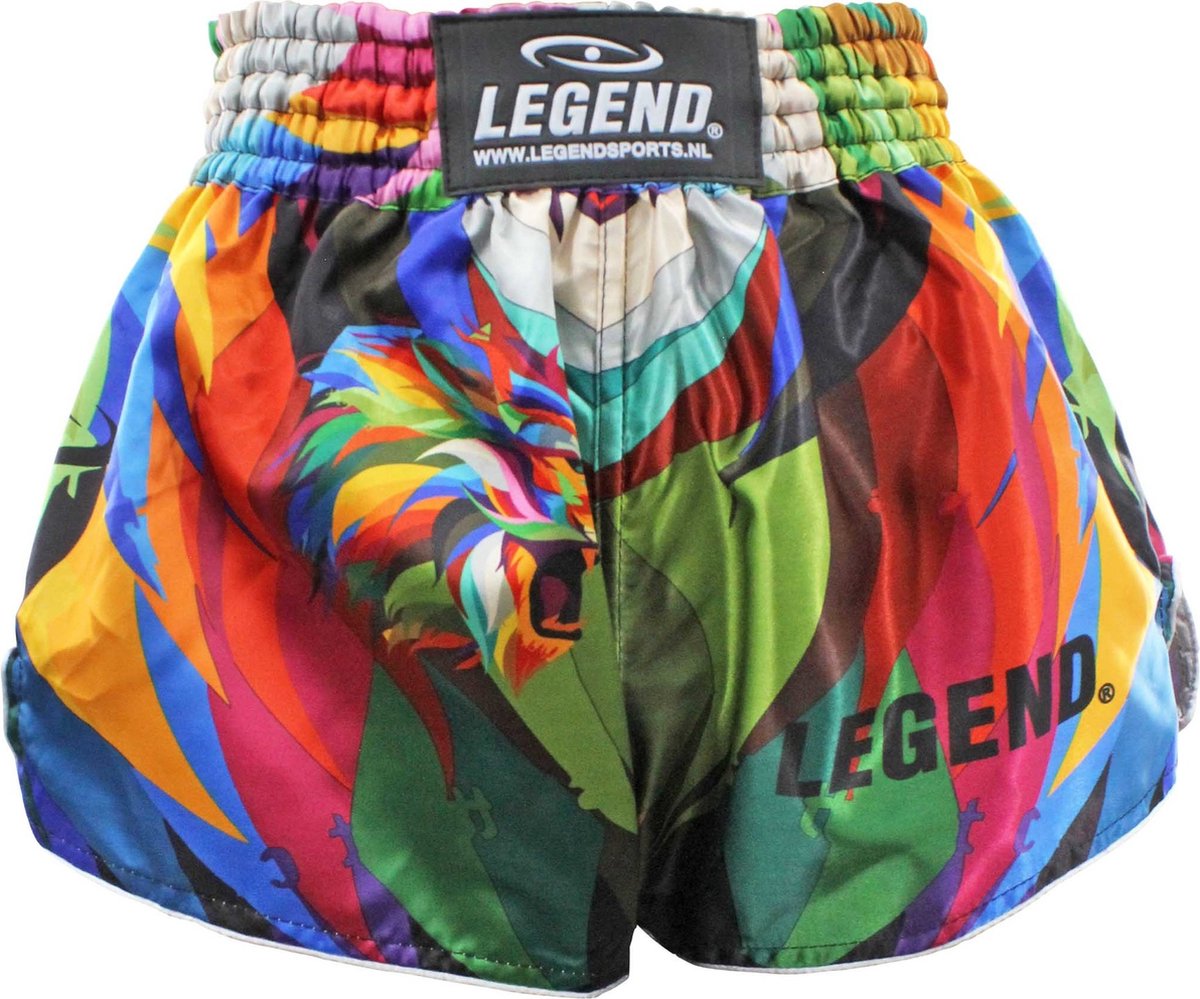 Kickboks Broekje Jungle Lion Kids/Volwassenen XXL