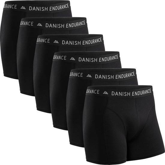 DANISH ENDURANCE Boxers en Katoen doux Sous-vêtements pour hommes - 6 paires - Taille XXL