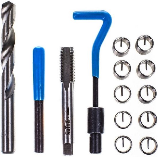 Draadreparatie set Helicoil set Tapset M14x1.5 SATRA bol