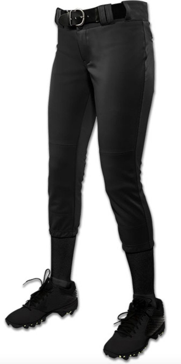 Pantalon Extensible 4 Sens Pantalon Softball Champro Tournament - Tresse Basse Genoux Renforcés Garçon Fille Uniforme Sportif Femme