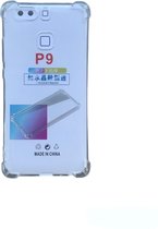 Hoesje Geschikt voor Huawei P9 Anti Shock silicone back cover/Transparant hoesje