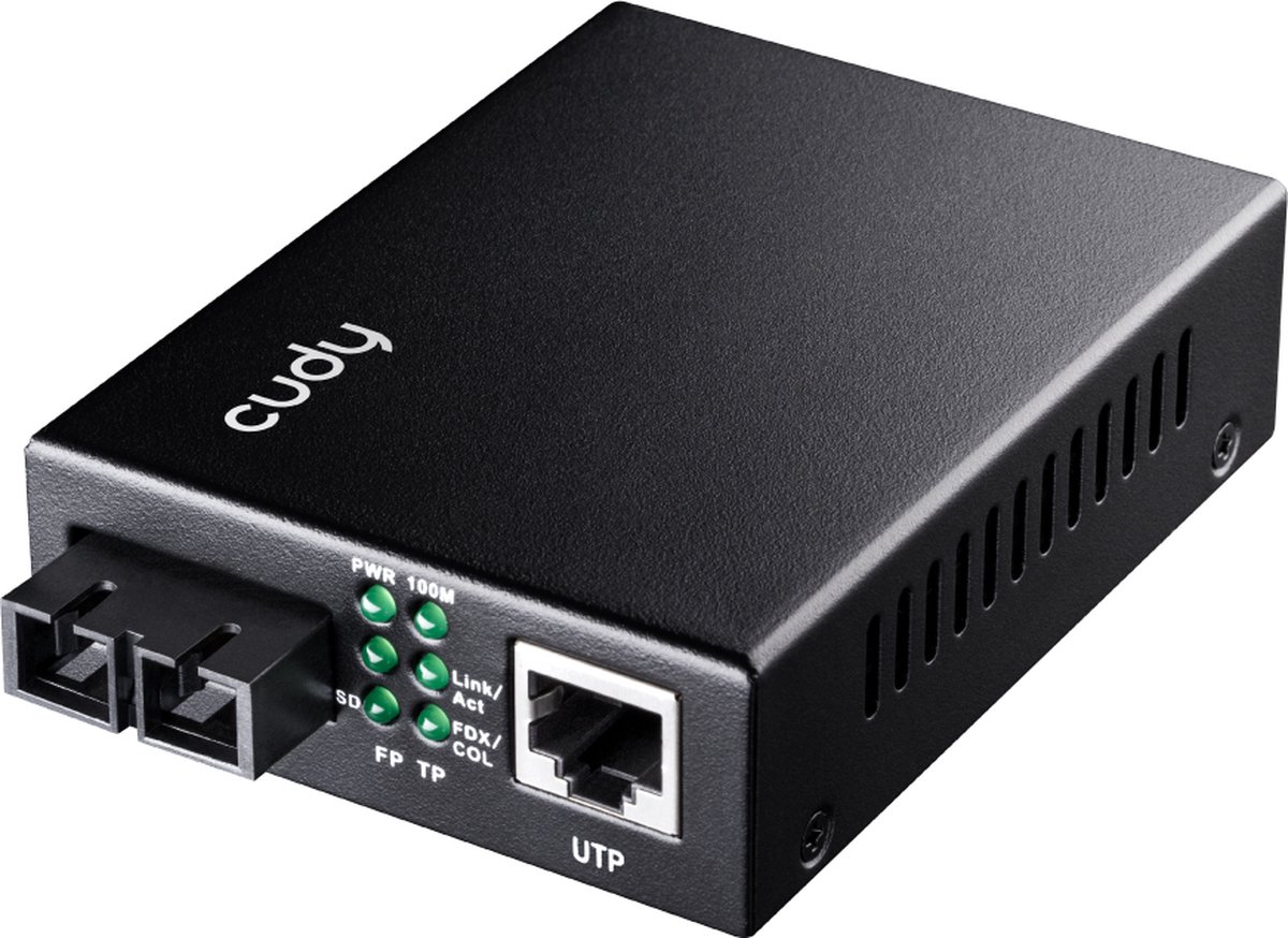 Cudy MC100SA-20 10/100 Mbit/s media-omzetter