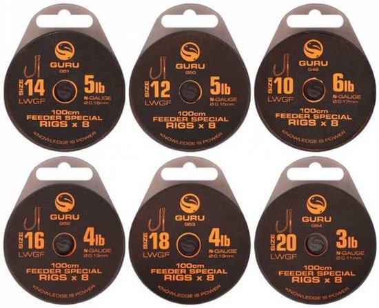 Guru Feeder Special Rigs Lwgf 100cm #14 van Guru — afbeelding 4