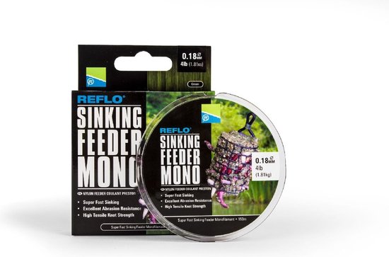 Preston Reflo Sinking Feeder Mono 0,28mm van Preston — afbeelding 2