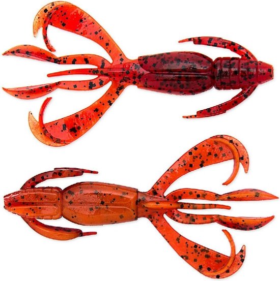 Keitech Crazy Flapper 3.6 Strong Squid Scent (7 pcs) - Kleur : Delta Craw van Keitech — afbeelding 5