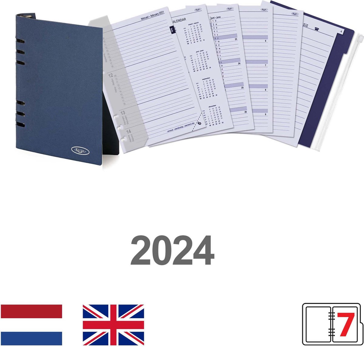 6pcs Petit Calendrier De Bureau 2024, Mini Calendrier De Bureau À