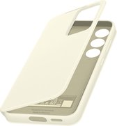 Origineel Samsung Galaxy S23 Hoesje Smart View Wallet Case Crème