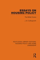 Routledge Library Editions: Housing Policy and Home Ownership- Essays on Housing Policy