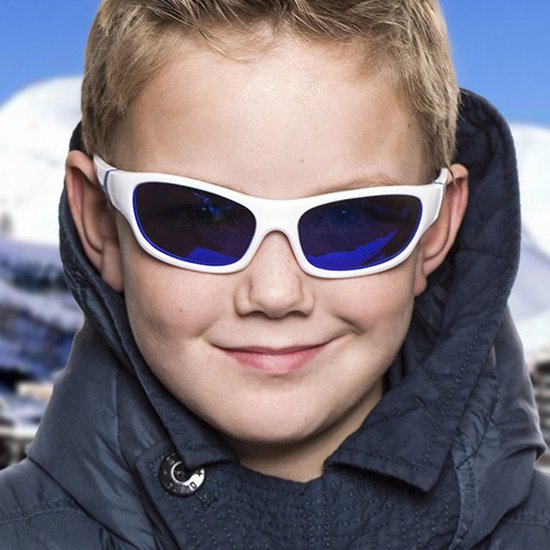 KOOLSUN - Sport - Kinder Zonnebril - Wit Roze - 6-12 jaar van Koolsun — afbeelding 5