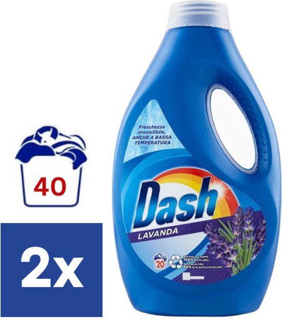 Détergent liquide Dash Lenor Lavande - 2 x 1815 L.