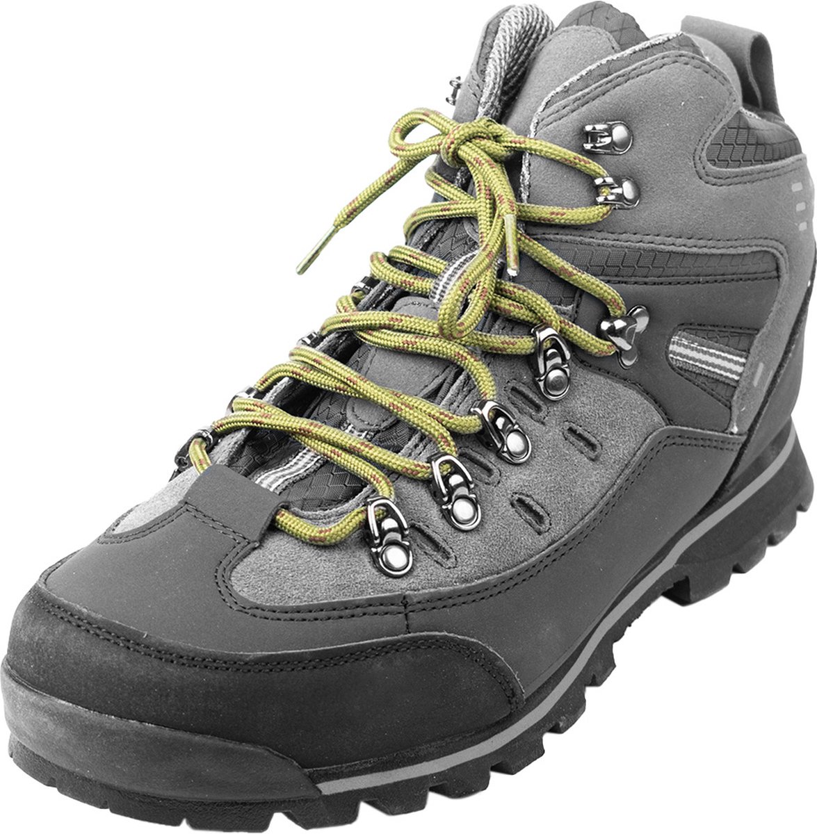 Leger groene ronde schoenveters voor wandelschoenen | Lengte: 140cm | Dikte: 4,5mm